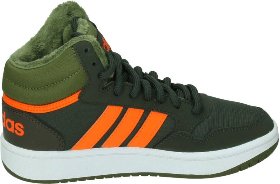 adidas hoops mid 3.0 k in de kleur groen