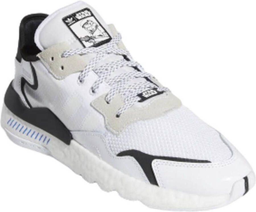 Adidas Nite Jogger X Star Wars Heren Schoenen White Textil Leer 2 3 Foot Locker - Foto 2