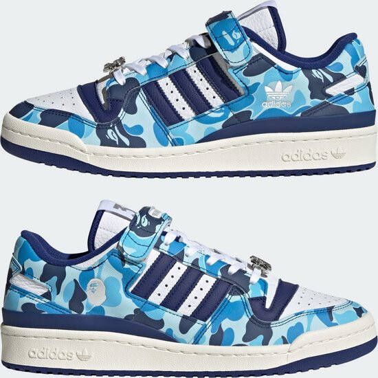 adidas Originals Forum 84 BAPE Low Schoenen Heren Wit