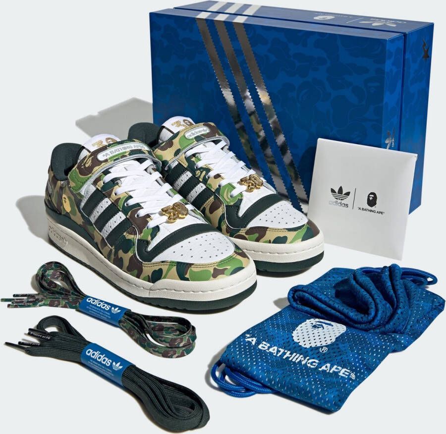 adidas Originals Forum 84 BAPE Low Schoenen Unisex Wit