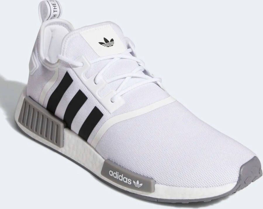 Adidas Originals Nmd_R1 Primeblue Witte Sneakers met Zwarte Inzetstukken White - Foto 6