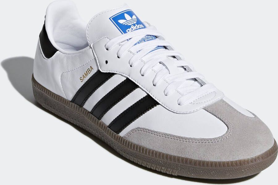 Adidas originals samba sneakers in off white with clearance faux reptile trim