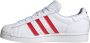 Adidas ORIGINALS Superstar Sneakers Ftwr White Better Scarlet Gold Metalic Dames - Thumbnail 5