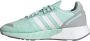 Adidas Originals ZX 1K Boost W Dames Sneakers Schoenen Mint-Groen FX6865 - Thumbnail 9