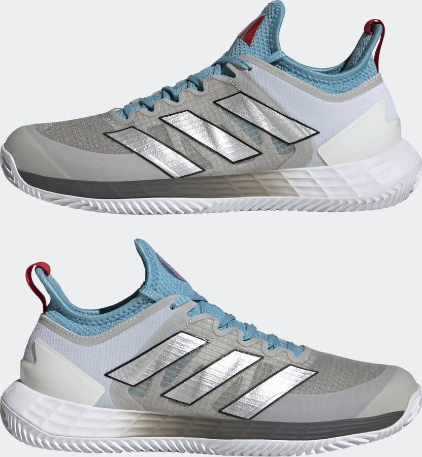 adidas Performance adizero Ubersoni Clay Court Tennis Schoenen Dames Grijs