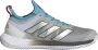 Adidas Performance adizero Ubersoni Clay Court Tennis Schoenen Dames Grijs - Thumbnail 3