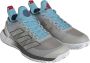 Adidas Performance adizero Ubersoni Clay Court Tennis Schoenen Dames Grijs - Thumbnail 7