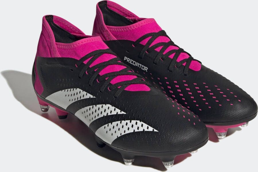 Adidas Perfor ce Predator Accuracy.3 Soft Ground Voetbalschoenen Unisex Zwart - Foto 4