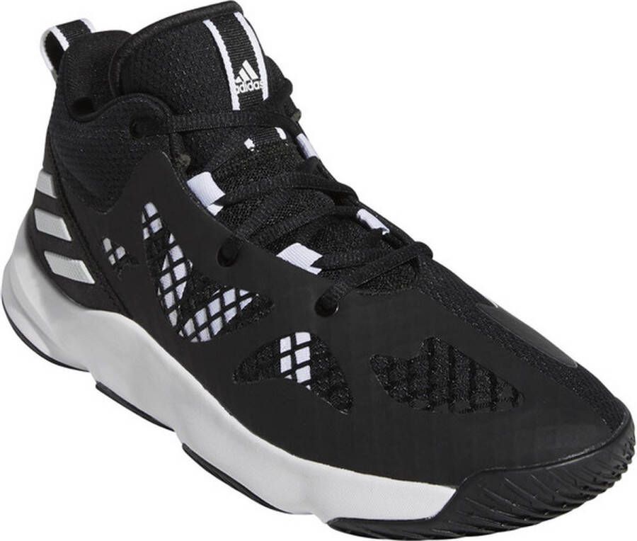 Pro N3Xt 2021 Cblack Ftwwht Silvmt Schoenmaat 48 Basketball Performance Low G58892 - Foto 15