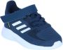 Adidas Performance Runfalcon 2.0 Classic hardloopschoenen donkerblauw wit kids - Thumbnail 7