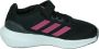 Adidas Sportswear Runfalcon 3.0 hardloopschoenen zwart fuchsia grijs Jongens Meisjes Mesh 36 2 3 Sneakers - Thumbnail 8