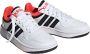 Adidas Sportswear Hoops 3.0 sneakers wit zwart rood Imitatieleer 35 1 2 - Thumbnail 12