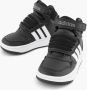 Adidas Sportswear Hoop Mid sneakers zwart wit grijs Imitatieleer 21 - Thumbnail 14