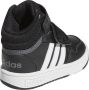 Adidas Sportswear Hoop Mid sneakers zwart wit grijs Imitatieleer 19 - Thumbnail 11