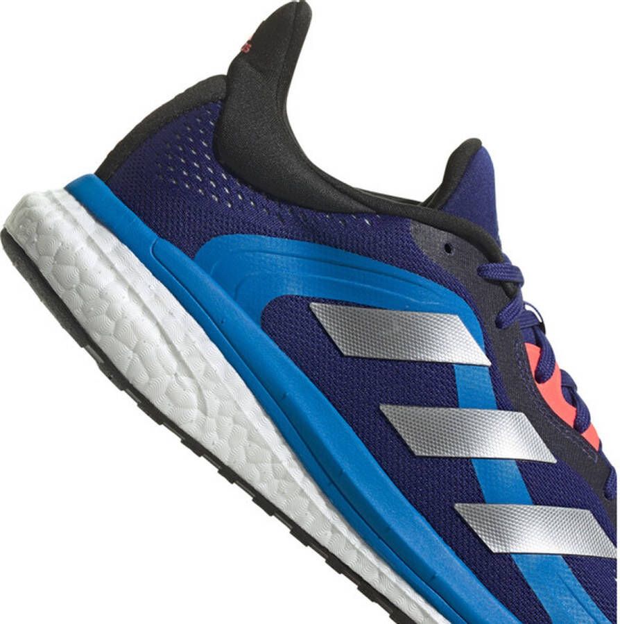 adidas Solar Glide 4 ST Heren Sportschoenen Hardlopen Weg blauw zilver