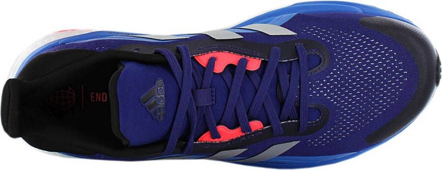 adidas Solar Glide 4 ST Heren Sportschoenen Hardlopen Weg blauw zilver