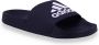 Adidas Adilette Shower Badge of Sport Cloudfoam Sandalen blauw - Thumbnail 6