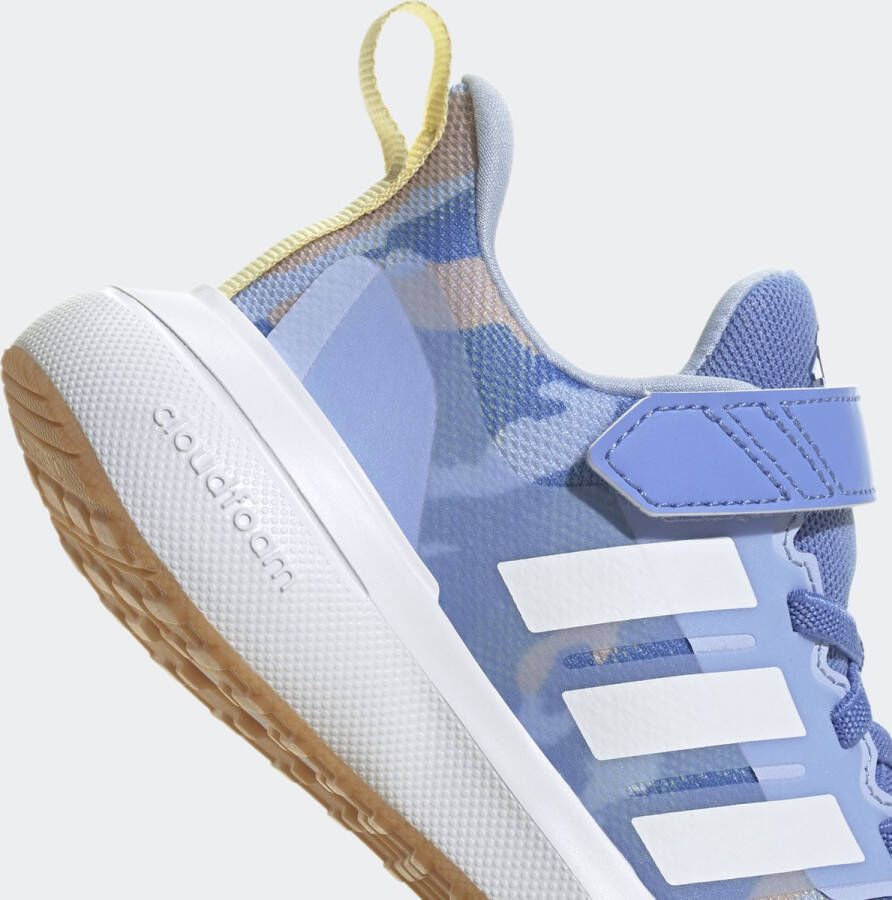 adidas Sportswear FortaRun 2.0 Cloudfoam Schoenen met Elastische Veters en Klittenband Kinderen Blauw