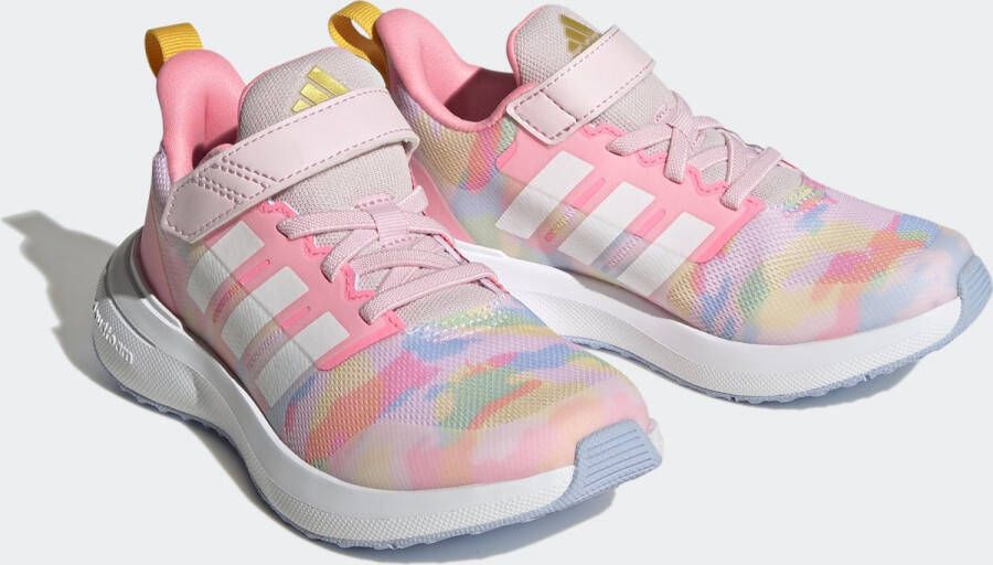 adidas Sportswear FortaRun 2.0 Cloudfoam Schoenen met Elastische Veters en Klittenband Kinderen Roze