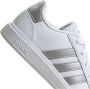 Adidas Sportswear Grand Court 2.0 sneakers wit zilver Imitatieleer 39 1 3 - Thumbnail 8