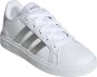 Adidas Sportswear Grand Court 2.0 sneakers wit zilver Imitatieleer 39 1 3 - Thumbnail 12
