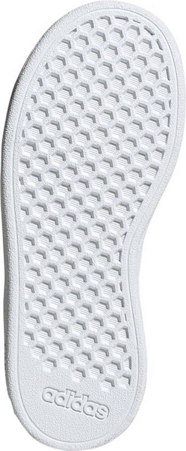 adidas Sportswear Grand Court Lifestyle Court Elastic Lace and Top Strap Shoes Kinderen Wit