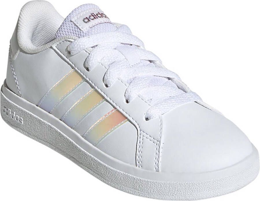 adidas Sportswear Grand Court Lifestyle Lace Tennisschoenen Kinderen Wit