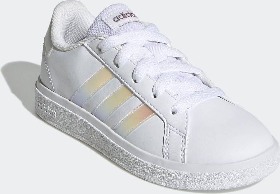 adidas Sportswear Grand Court Lifestyle Lace Tennisschoenen Kinderen Wit