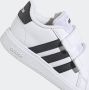 Adidas Sportswear Grand Court 2.0 sneakers wit matzilver Imitatieleer 20 - Thumbnail 9