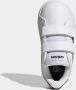 Adidas Sportswear Grand Court 2.0 sneakers wit matzilver Imitatieleer 20 - Thumbnail 11