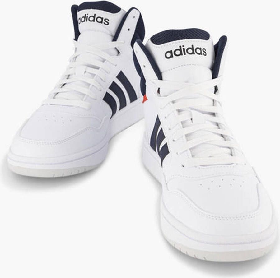 Adidas Sportswear Hoops 3.0 Mid Classic Vintage Schoenen Unisex Wit - Foto 9