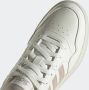 Adidas HOOPS 3.0 Low Dames Classic Sneakers Schoenen Wit-Gold HP7972 - Thumbnail 9