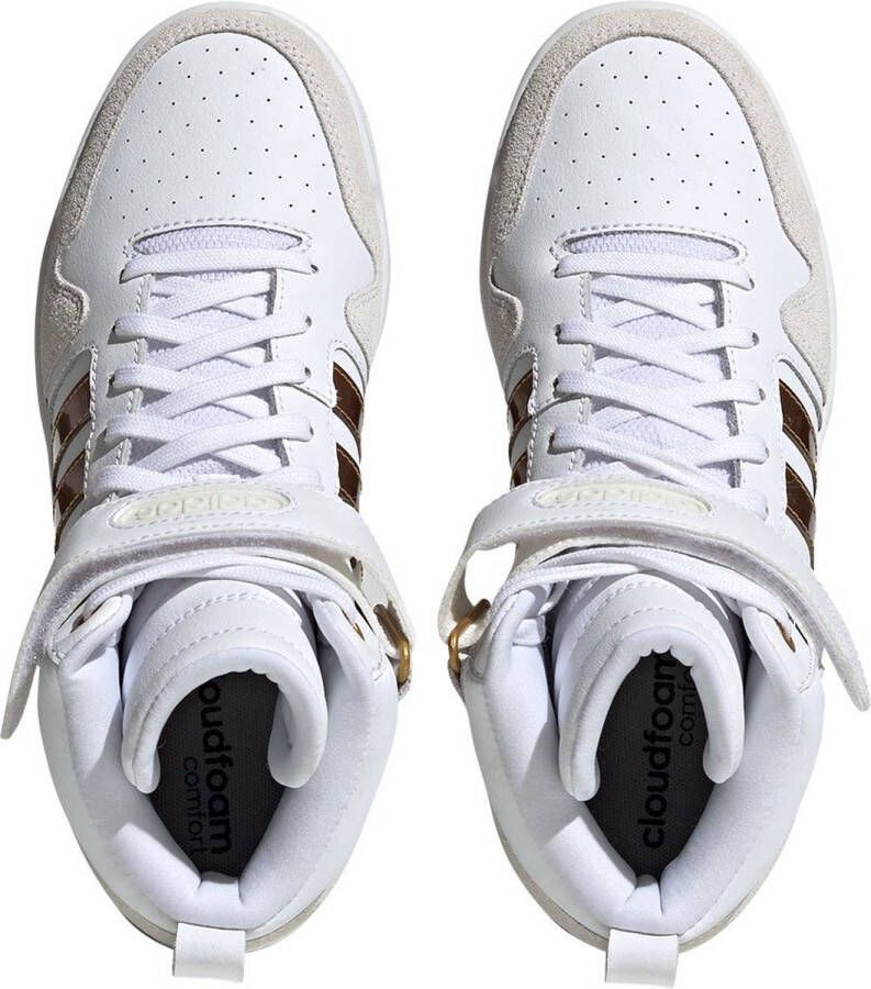 adidas Sportswear Postmove Mid Cloudfoam Super Lifestyle Basketball Classic Schoenen Dames Wit