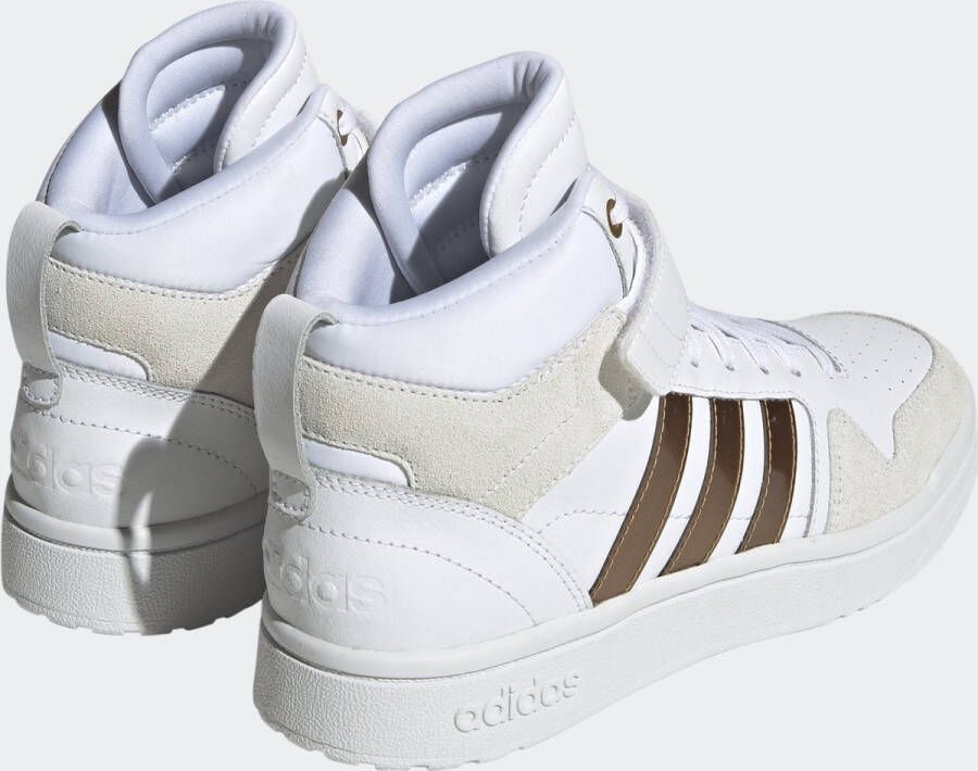 adidas Sportswear Postmove Mid Cloudfoam Super Lifestyle Basketball Classic Schoenen Dames Wit