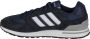 Adidas Run 80s Heren Retro Sneakers Schoenen Sportschoenen Navy-Blauw GV7303 - Thumbnail 15