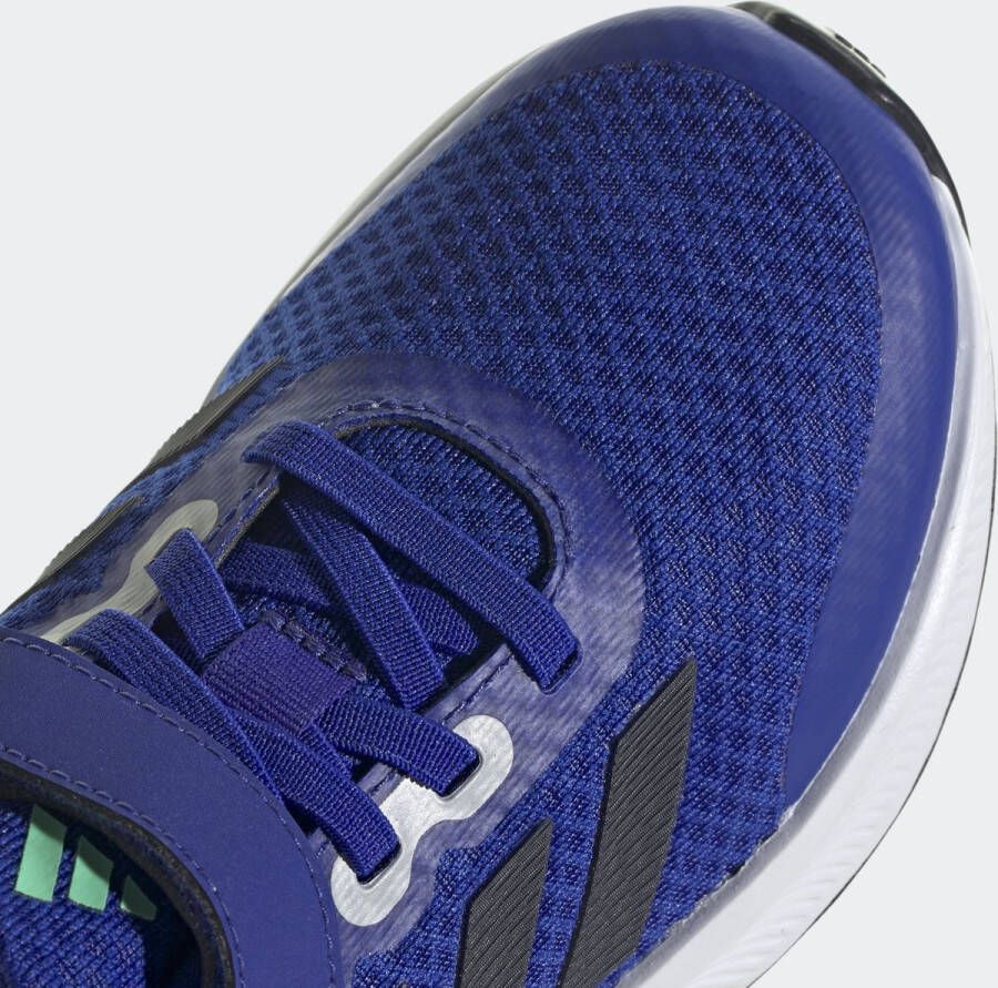 adidas Sportswear RunFalcon 3.0 Schoenen met Elastische Veters en Klittenband Kinderen Blauw