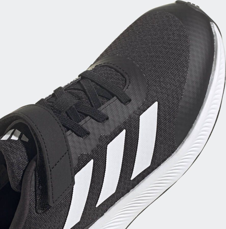 adidas Sportswear RunFalcon 3.0 Schoenen met Elastische Veters en Klittenband Kinderen Zwart