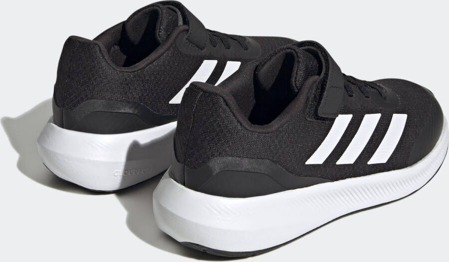 adidas Sportswear RunFalcon 3.0 Schoenen met Elastische Veters en Klittenband Kinderen Zwart