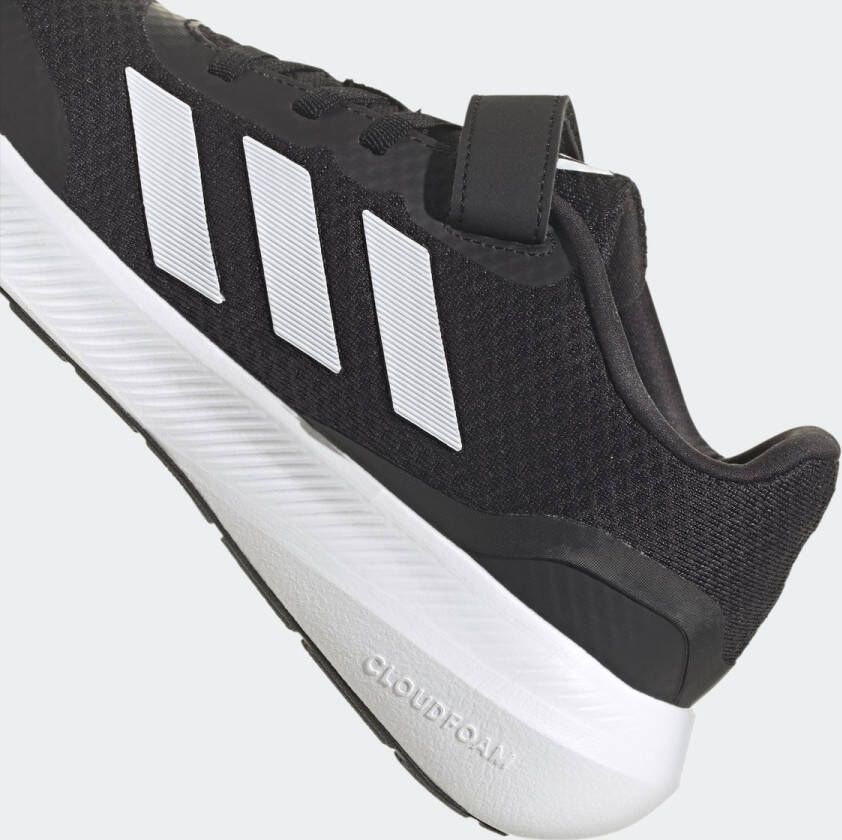 adidas Sportswear RunFalcon 3.0 Schoenen met Elastische Veters en Klittenband Kinderen Zwart