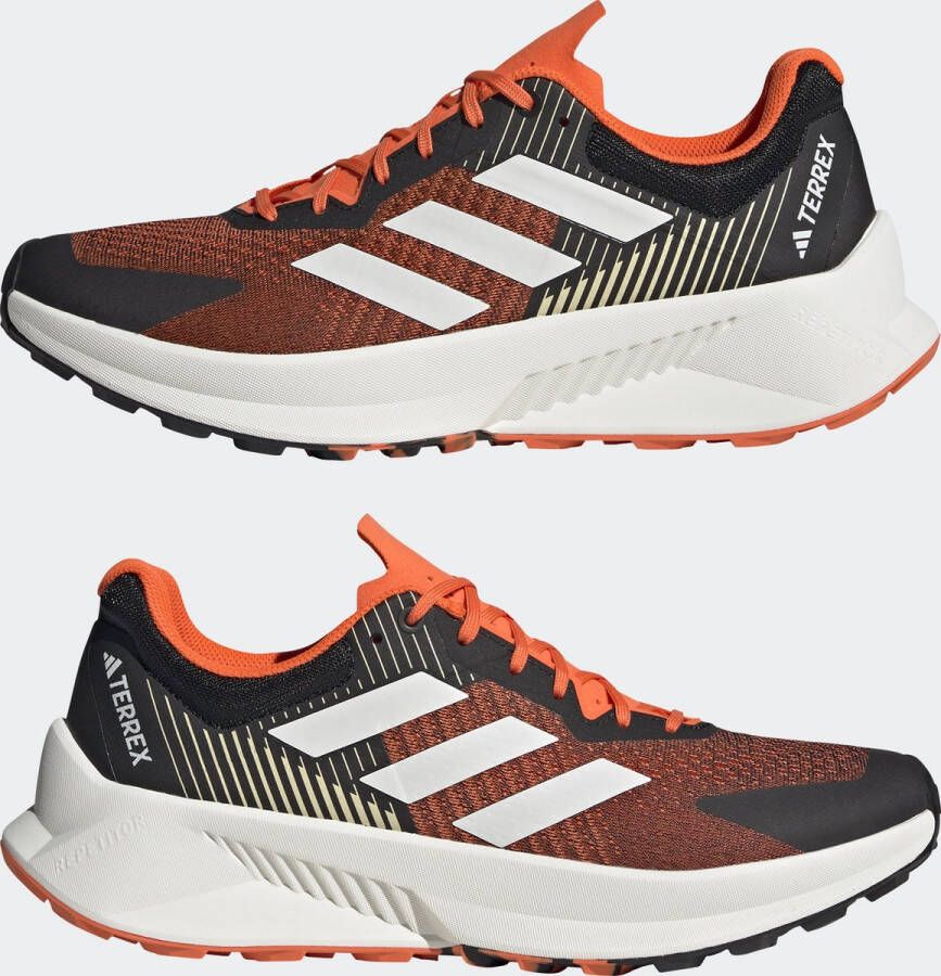 adidas TERREX Soulstride Flow Trail Running Schoenen Unisex Zwart