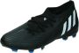 Adidas Perfor ce Predator Edge.3 FG Jr. voetbalschoenen zwart wit rood - Thumbnail 7