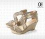 ADRIANA CARRILLO Sandalen op Sleehak Alegria Dames YD-HY-607 BEIGE - Thumbnail 2