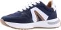 Alexander Smith Blauwe Leren Sneaker Blue Heren - Thumbnail 9