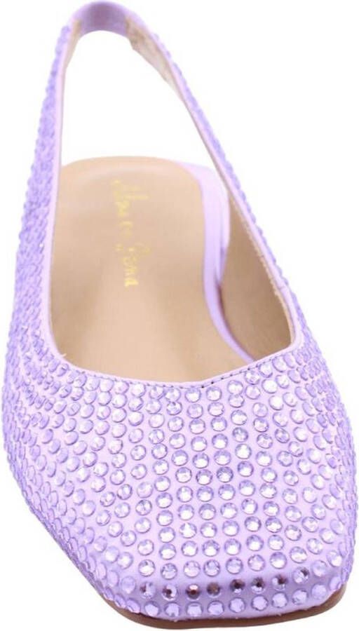 Alma en Pena Peep Toe Peep Heel Purple