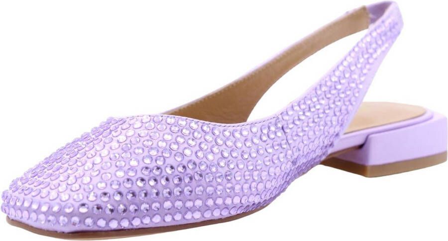 Alma en Pena Peep Toe Peep Heel Purple