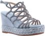 Alma en Pena Sandalen Blauw Dames - Thumbnail 15