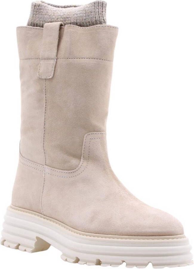 ALPEWOMAN 2511 boots dames wit calcare suede