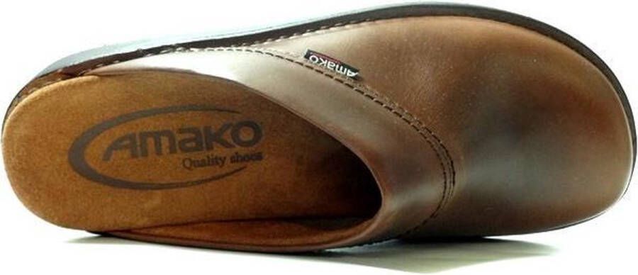 Amako 520 Muil Slippers Bruin 7½ - Foto 4