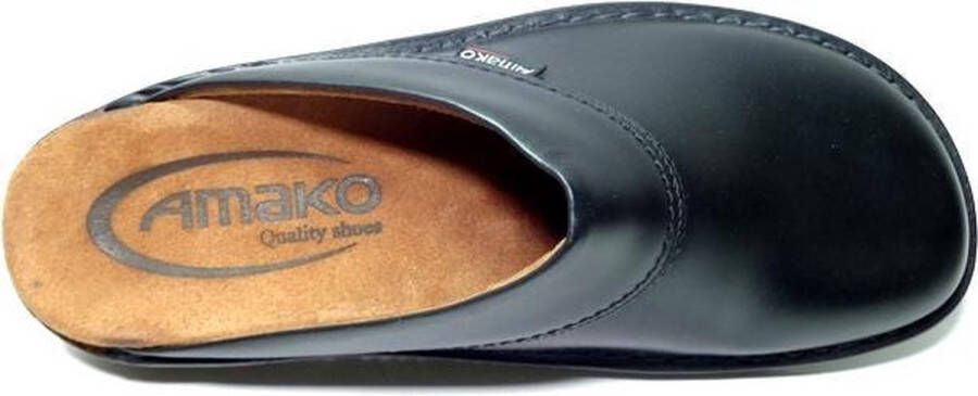 Amako 520 Muil Slippers Zwart 10½ - Foto 4