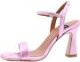 Angel Alarcon Elegant High Heel Sandals Pink Dames - Thumbnail 3